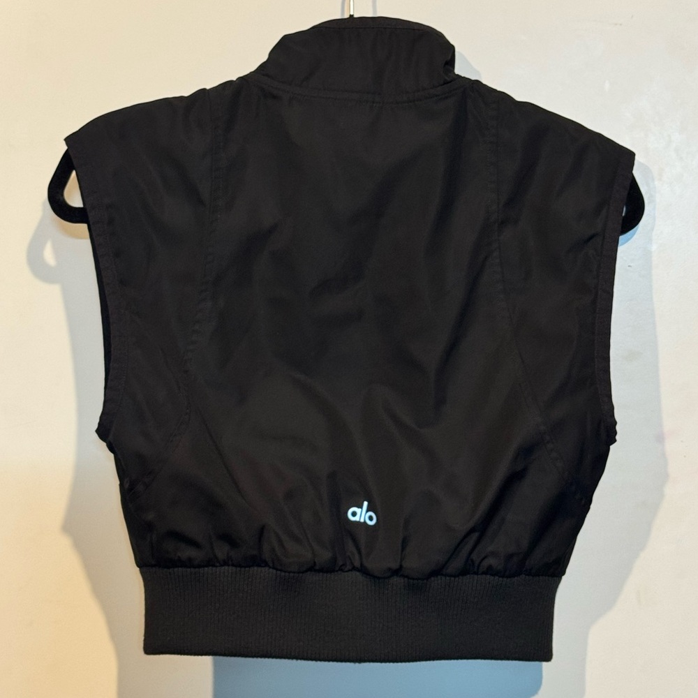 ***SOLD*** Alo Black Sleeveless Jacket